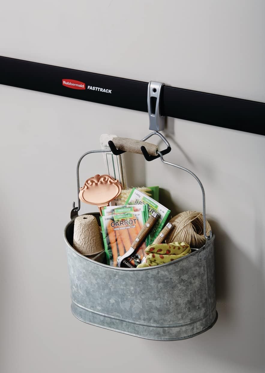 Rubbermaid FastTrack Cord Hook - Heavy-Duty Garage Storage for Cords, Ropes & Hoses