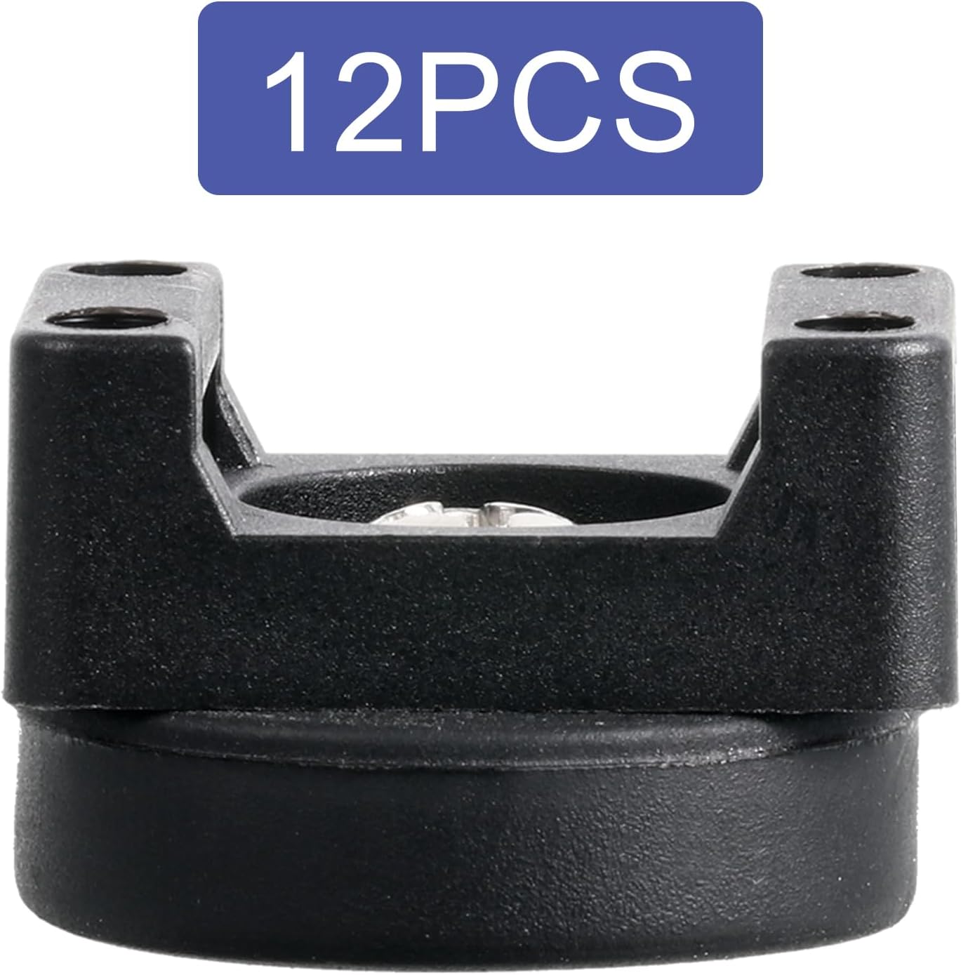 12 (22 mm) Yookeer Pcs Magnetic Zip Tie Mount Base Black Magnetic Cable Clips Wire Holder Multipurpose Cable Ties