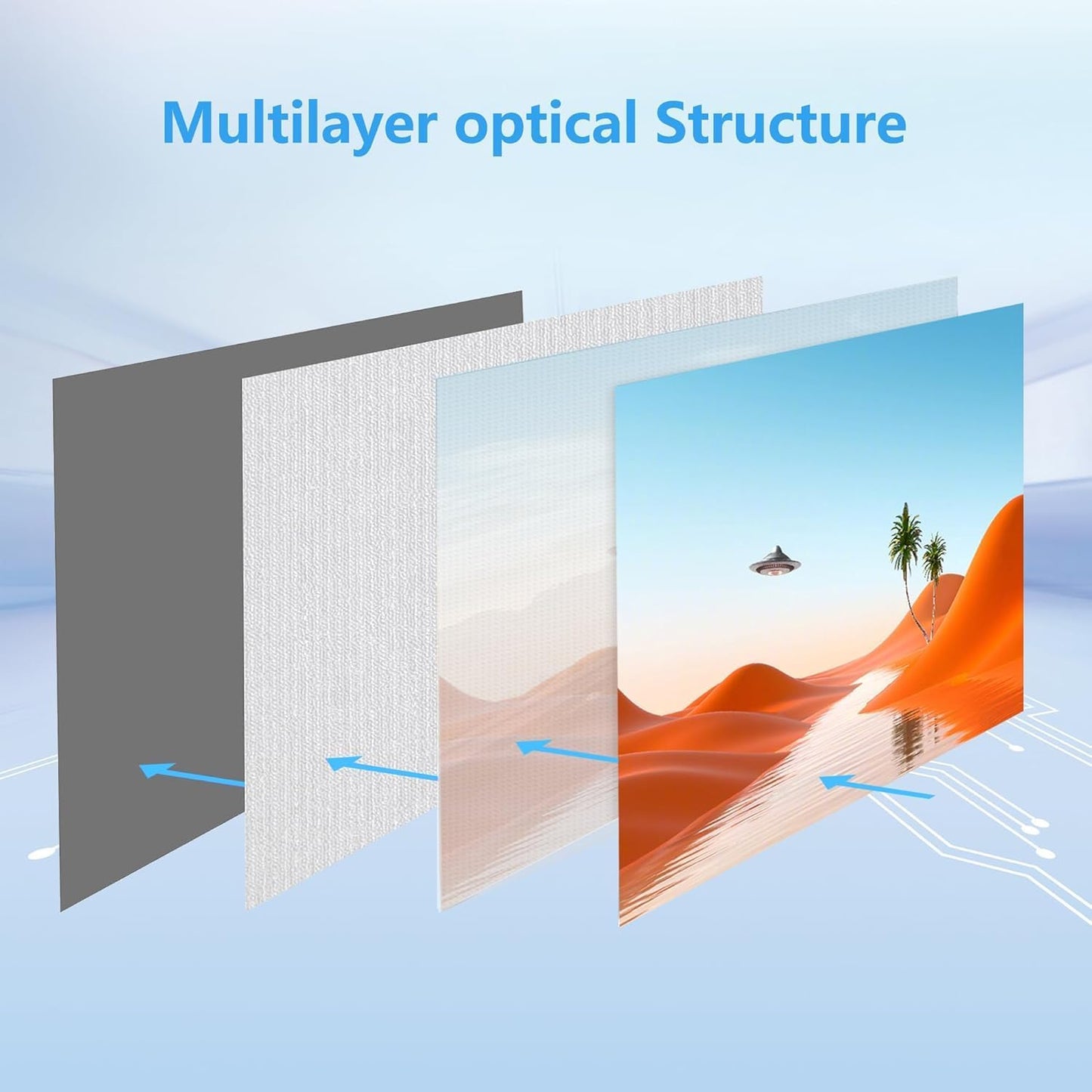 HCHIB 84 inch 16:9 Projector Screen Portable Projector Home Theater Movie Screen Foldable Indoor/Outdoor Support
