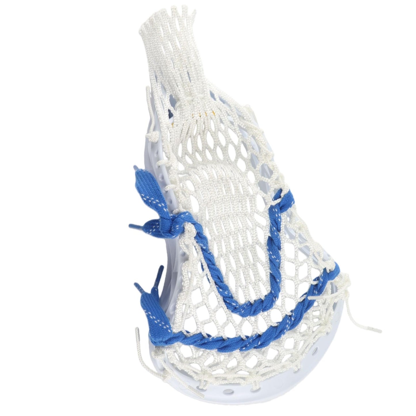 Dioche Lacrosse Head Mesh Strung - Durable Nylon Lacrosse Stick Head for Training & Competition - Easy Installation & Enhanced Control