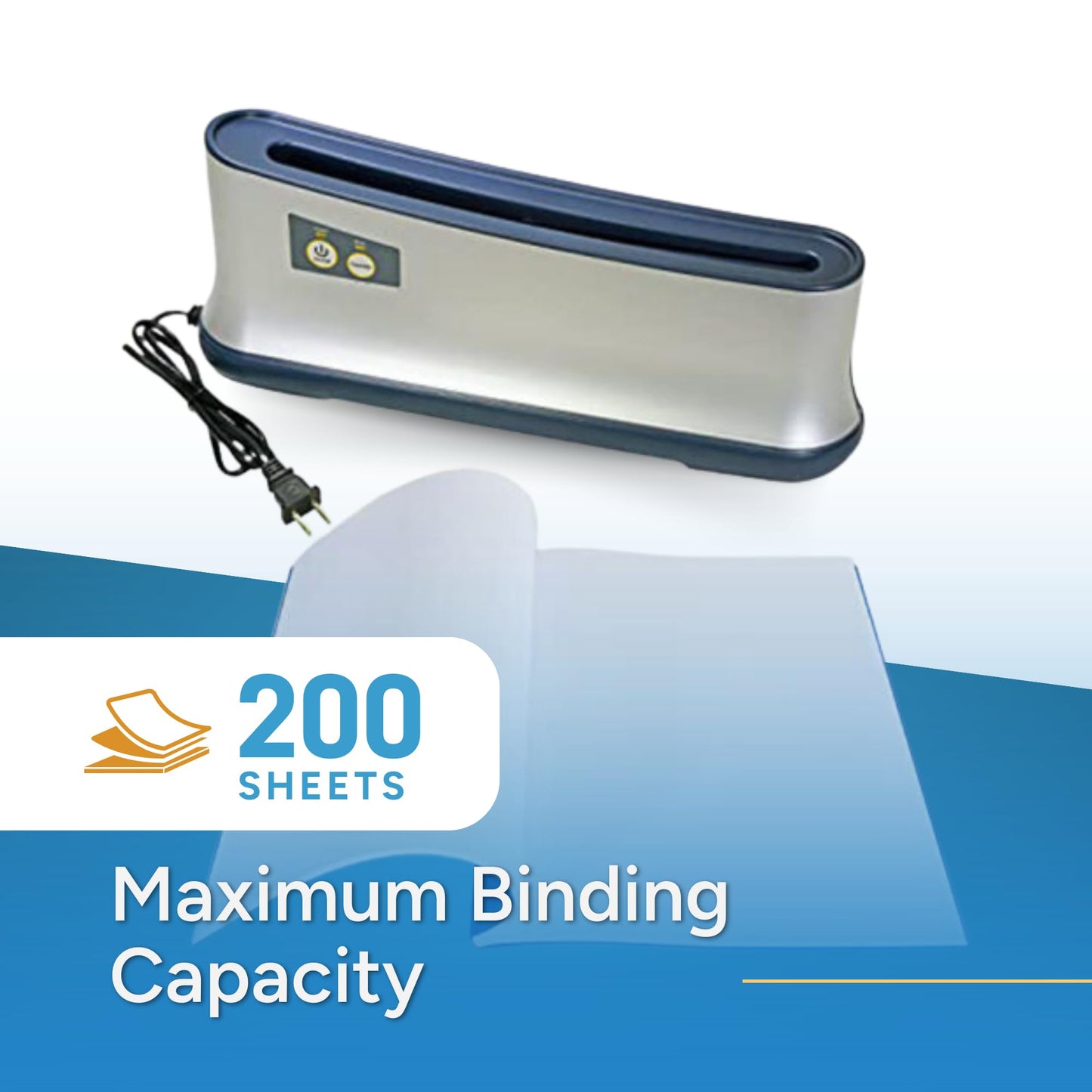 Printfinish PrintFinish Desktop Thermal Binding Machine for Binding Sheets into Professional Looking Books, Presentations, Notebooks (110V)