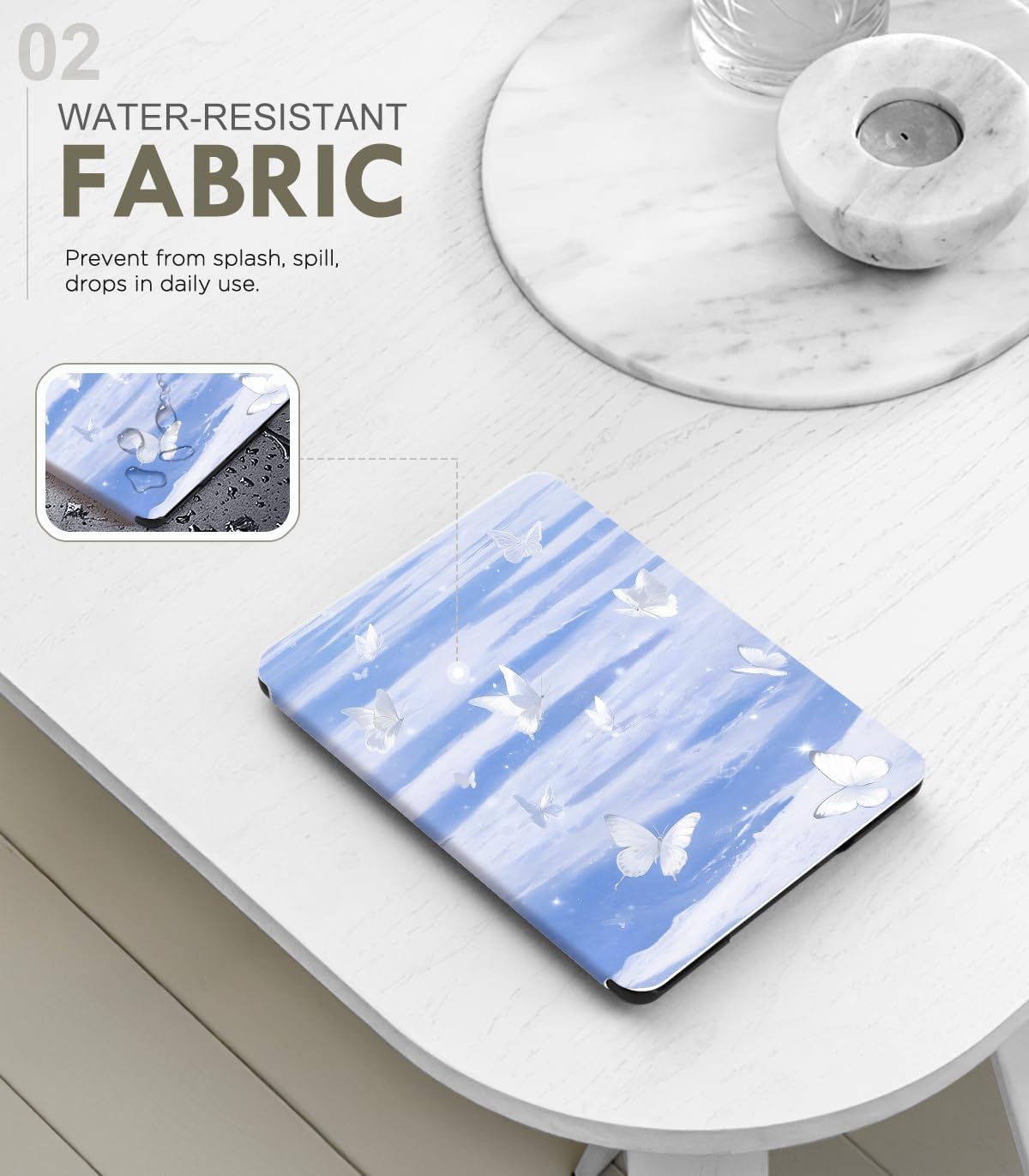 MoKo 7" 12th 2024,Lightweight 7 Inches Case for All-new eBook Gen PU Protective Shell Cover with Auto Wake/Sleep