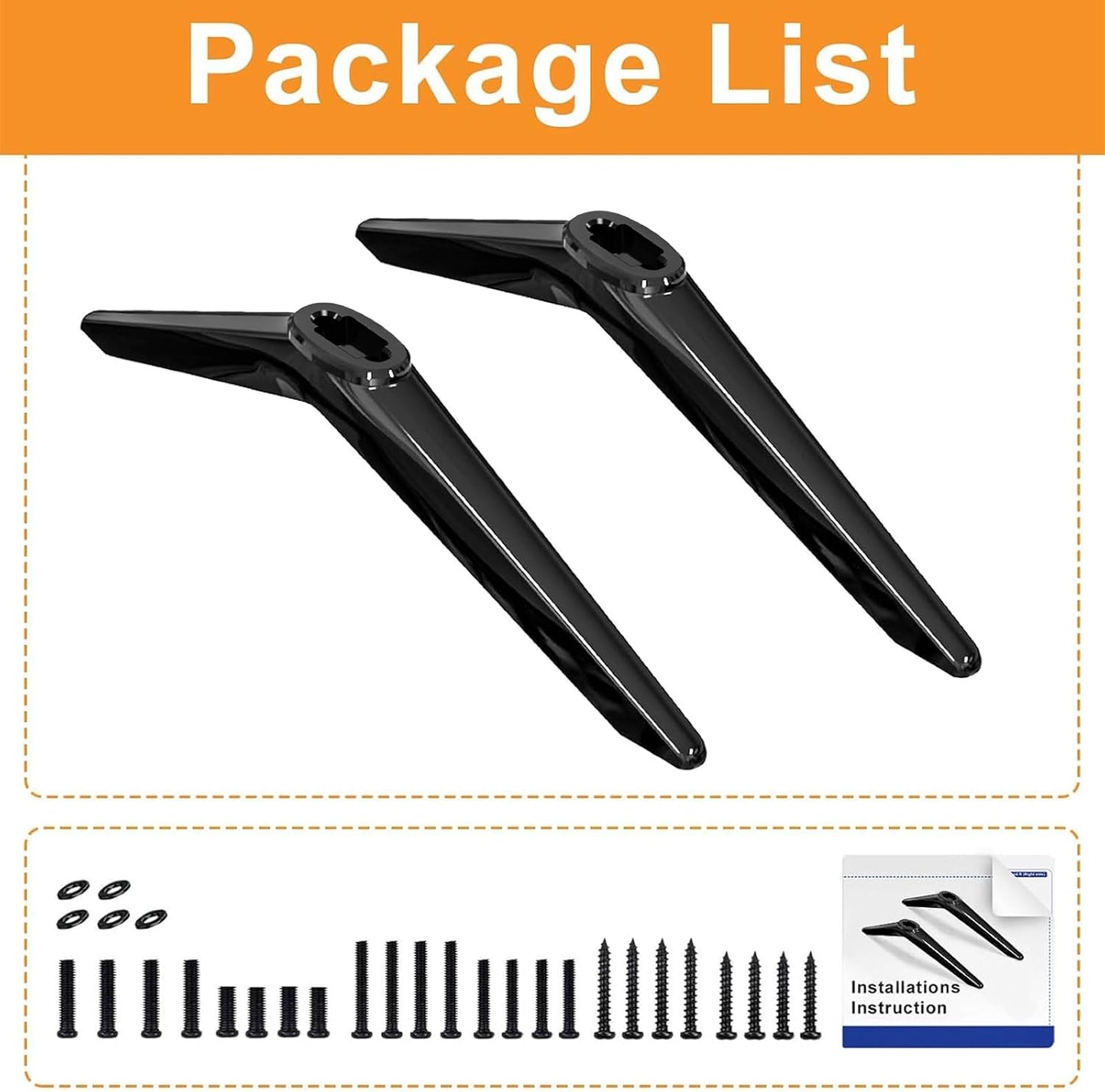 Yaotieci 100005395 100068372 100018254 100012586 Base Stand Compatible with Onn Roku TV, Only for Onn Roku TV Models
