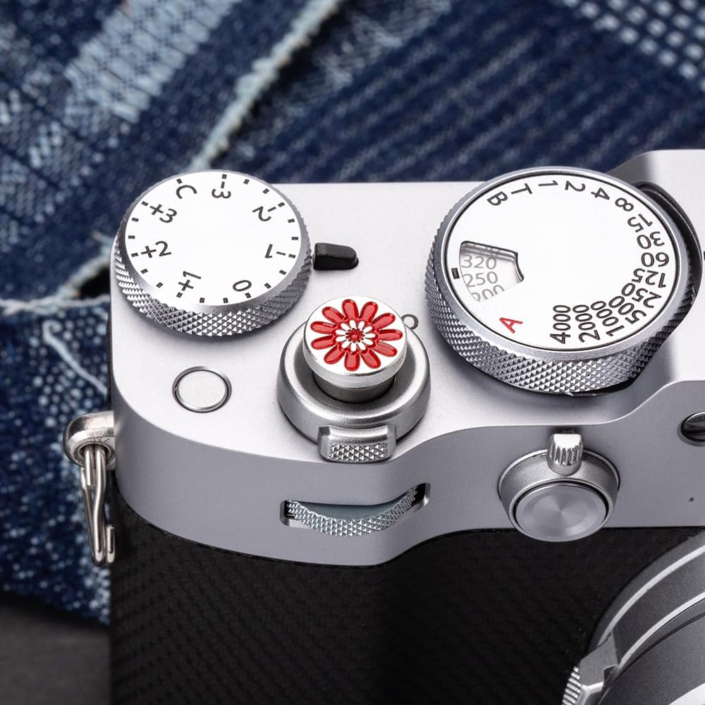 X100VI X100V X-E4 X-E3 X-T5 X-T4 X-T3 X-T30 X-T20 X-PRO3 Camera Soft Release Button, Shutter Button for Fujifilm II