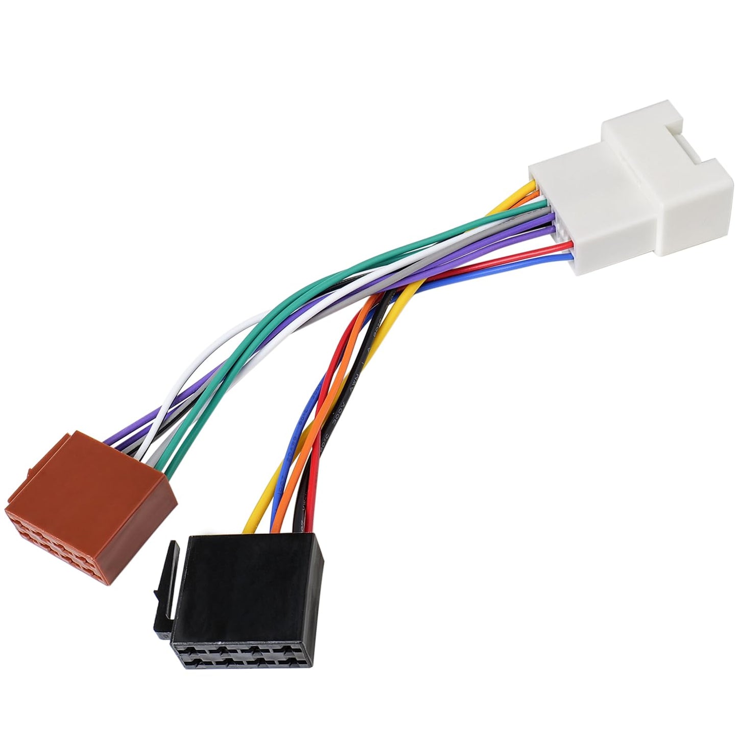20Pin ISO Radio Wiring Harness Car Stereo Wire Adapter Compatible with Mitsubishi Outlander Lancer Mirage Pajero Shogun