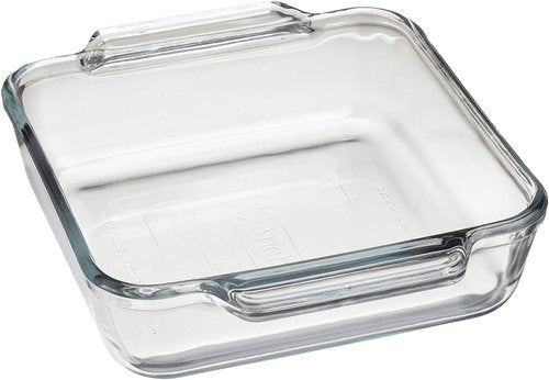 Anchor Hocking Casserole Dish - 2 Quart Clear Glass for Effortless Baking and Serving