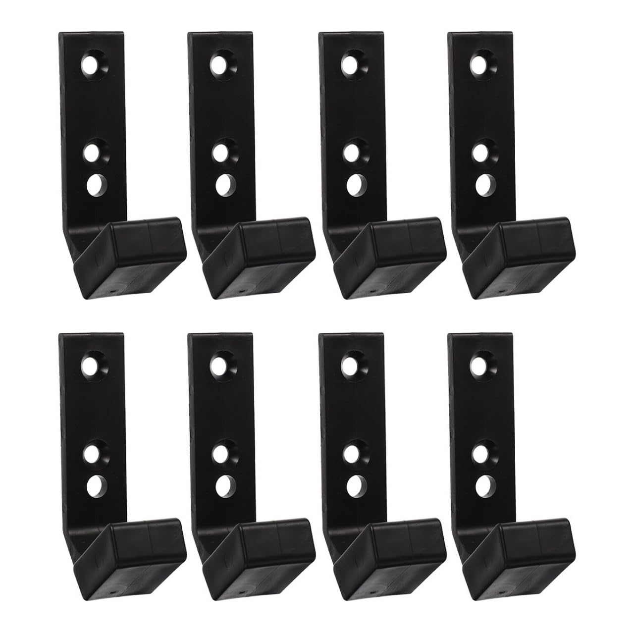 BESPORTBLE 8 Pcs Barbell Stand Hangers Hanging Frame Wall Shelf Bar Stand Rack Hooks Kettlebell Wall Mounted Barbell Rack J Barbell Wall Mount Barbell Holders Wall Barbell Rack Household