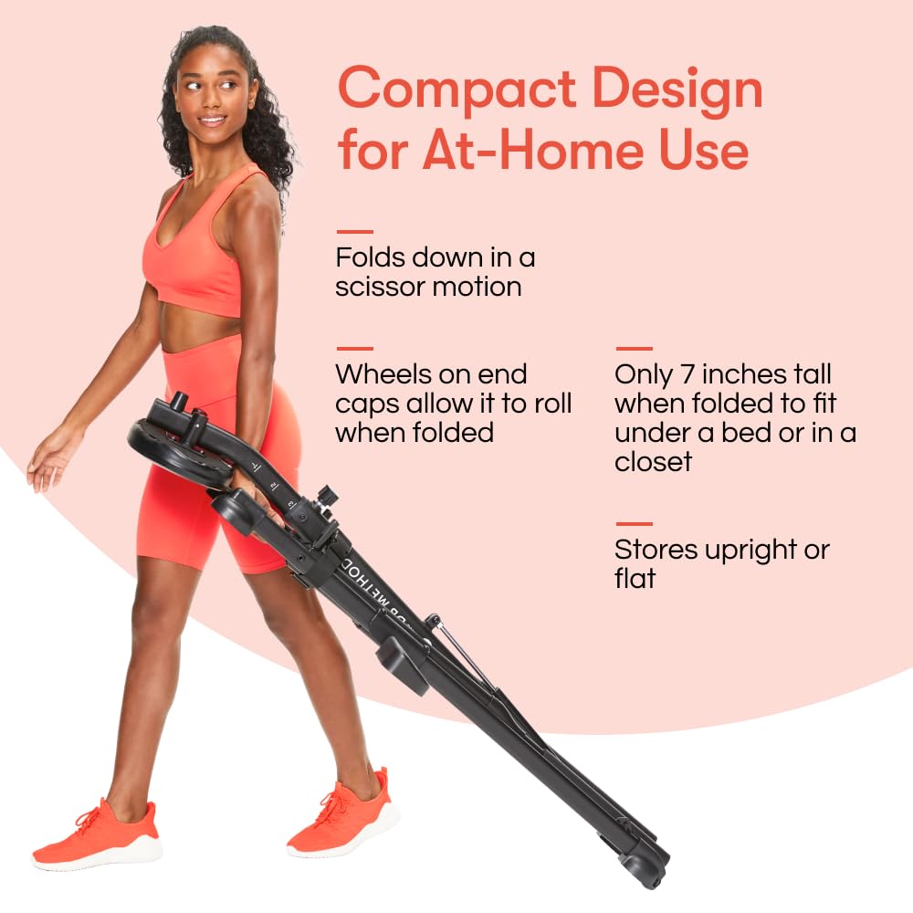 The DB Method Squat Machine, Glute-Focused Deep Squat Machine for Women, Low-Impact Workout Equipment for Home Gym, Total-Body Fitness Trainer, Compact & Foldable, Easy Setup, 275 lb Capacity