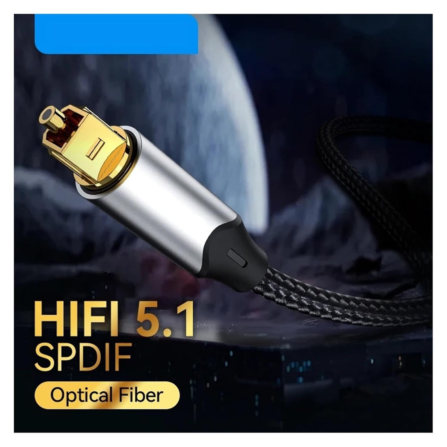 SYILJVAFV Shell-Grey,1.5m) Digital Optical Fiber Cable Toslink SPDIF Audio Cable for Amplifiers, Media Players