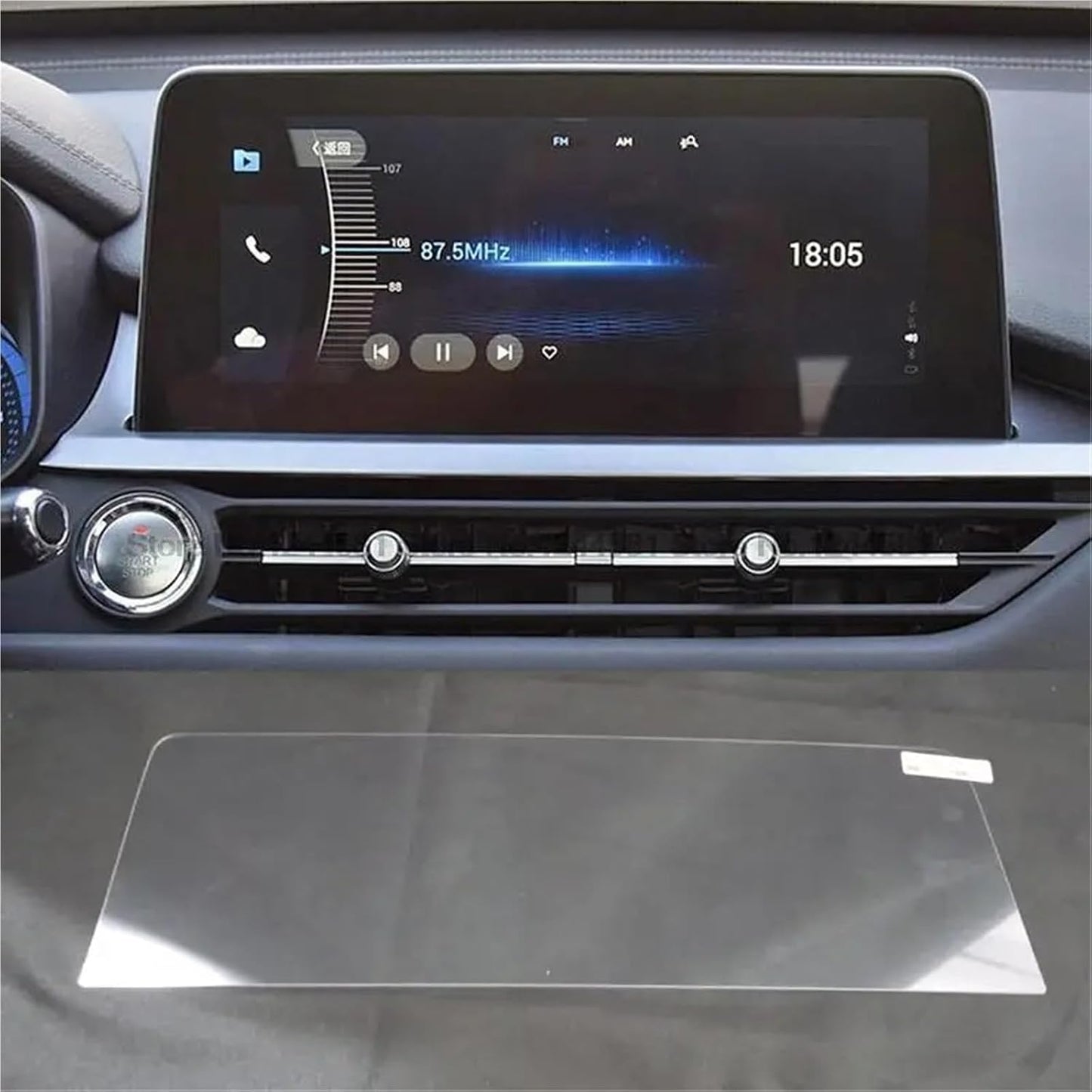 Generic 5.0 6. 7. 2022 2023 10.25 Inch Transparent Screen Protector For DR Car Infotainment Radio GPS Navigation Film