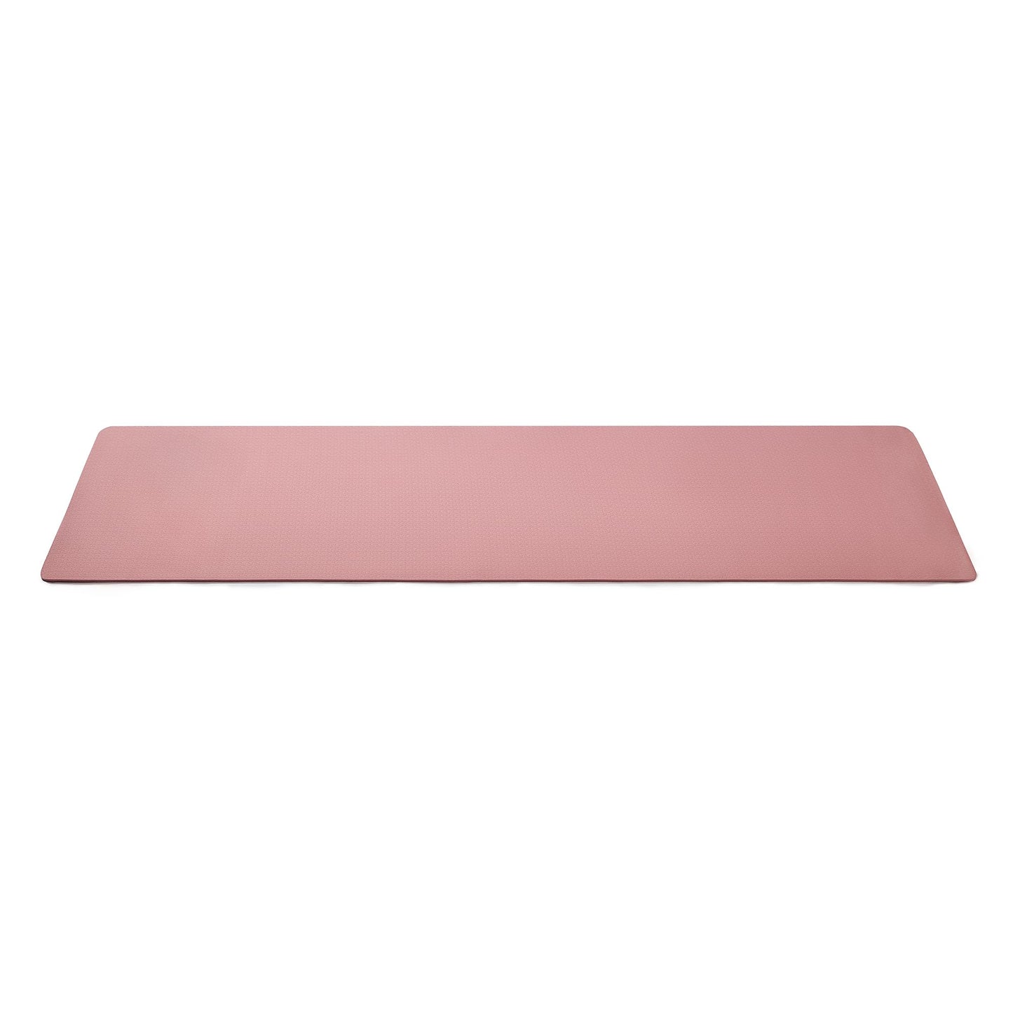 Amazon Basics 0.25-inch Thick TPE Exercise Yoga Mat with Carrying Strap, Non-Slip, 73.6" x 24", Plum