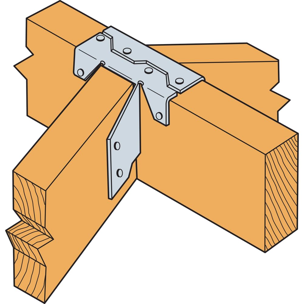 Simpson Strong-Tie RR RR Galvanized Ridge Rafter Connector for 2x6 (Pack of 50)