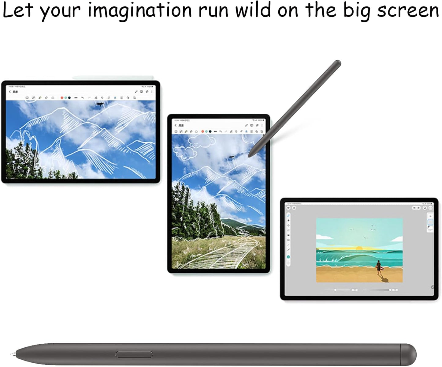 CaoXiong 2 S9 S9 S9 S9 S9 /S9 Pcs Galaxy Tab FE S Pen for Samsung Galaxy Tab FE / FE+ Replacement Pen for Samsung