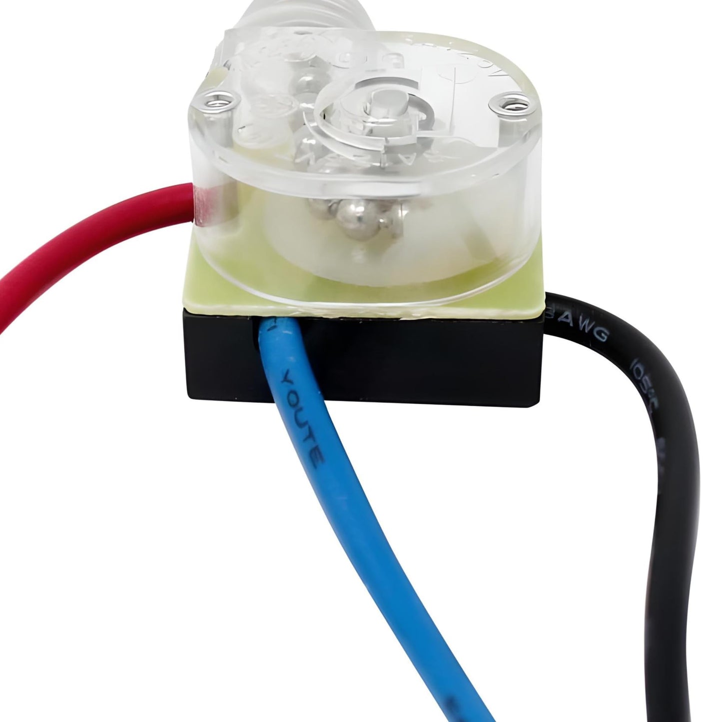 ZE-110 3 Wire Pull Light Switch Replacement Repair Kit 2 Circuit 6A 125VAC 3A 250VAC for Ceiling Fans, Wall Sconces, Floor Lamps, Table Lamps, Vanity Lights, Light Fixtures - Brass Finish