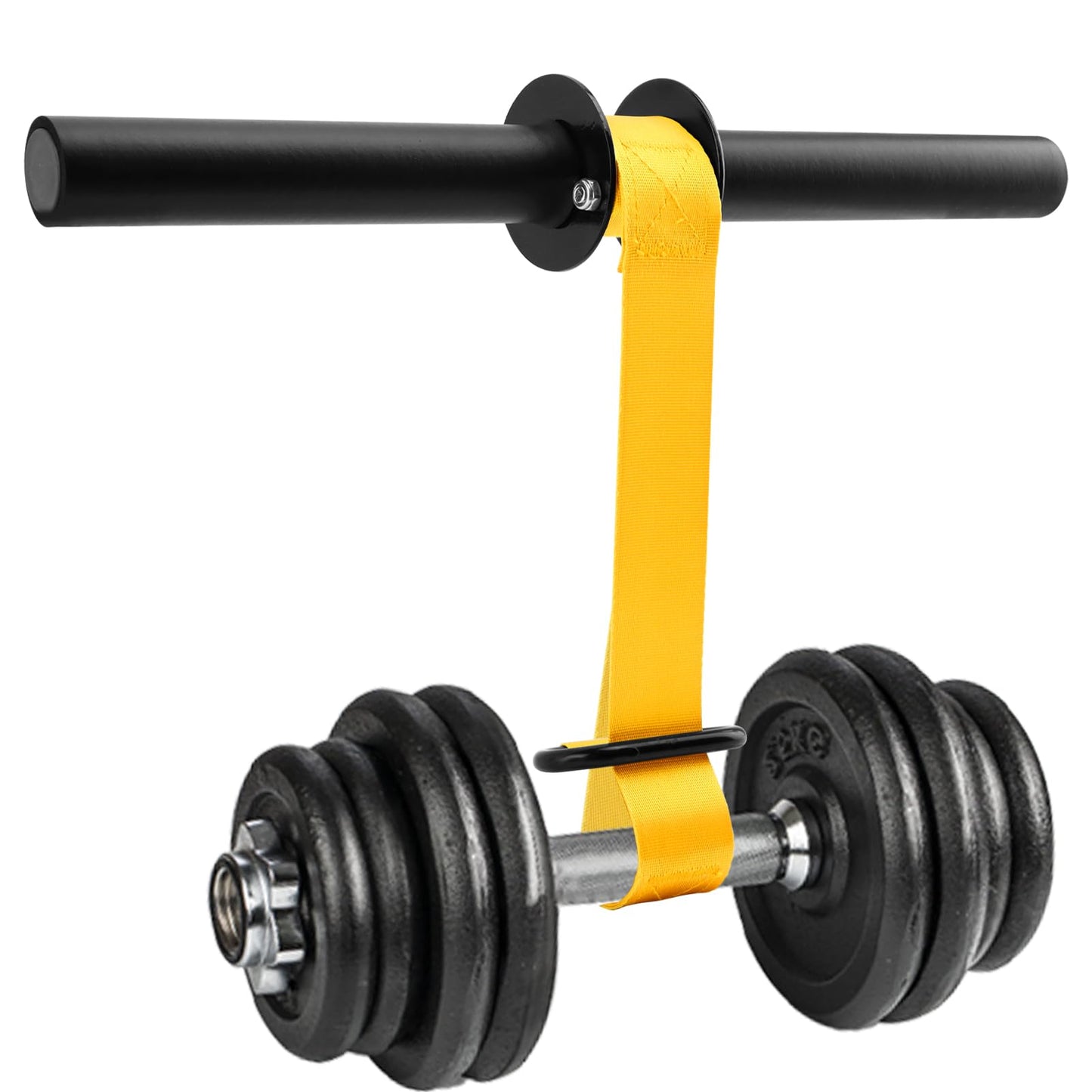 Forearm Strengthener and Wrist Roller, 43.3/51.2 Inch Adjustable Ultra-Strong Nylon Webbing Wrist Forearm Blaster with Quick Locking Mechanism & Anti-Slip Grips, Max 100+ lbs Load for Grip Strength Training, Climbing, Home Gym