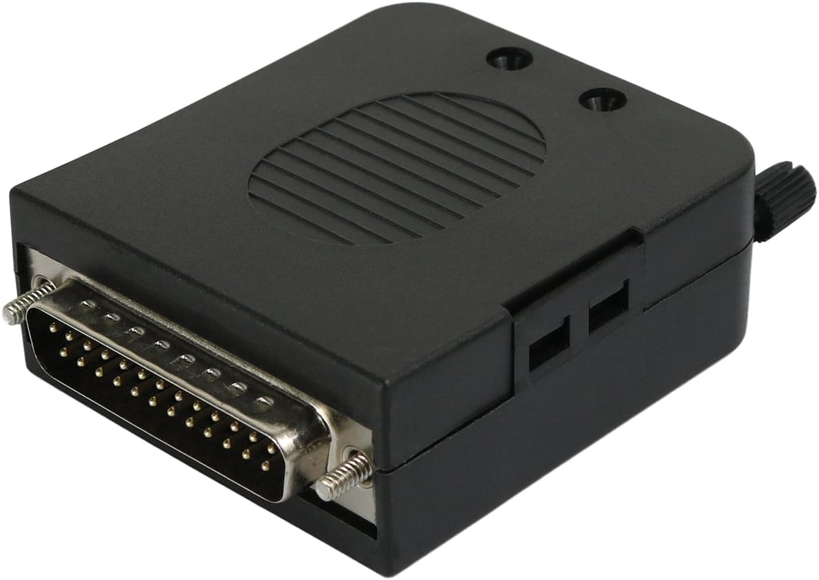 DB25 Db25 TwinkleBay Connector to Wiring Terminal Breakout Board Solder-Free (Male Adapter with Case)