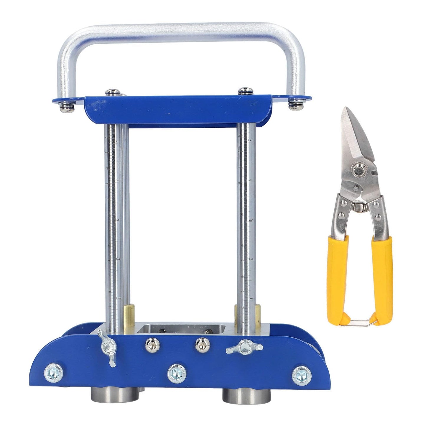 Manual Roll Bender, 3 Station Roller for Sheet Metal, Bending Machine with 0-90 Degree Angle, for Roofing Materials, Rain Diverters and Gutters