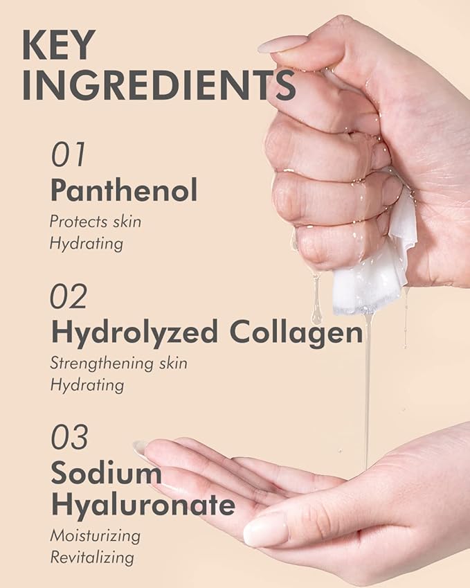 DERMAL Korean Collagen Face Mask ??Hydrating & Soothing Sheet Mask with Panthenol ??Hypoallergenic Calming Moisture Care for All Skin Types ??16 Combo Pack A