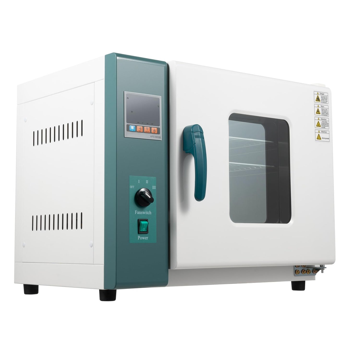 110V 1000W Lab Digital Convection Oven, 45L/12Gal Horizontal Electric Blast Drying Oven, Constant Temperature Blast Industrial Digital Forced Dryer with Intelligent Temperature Controller