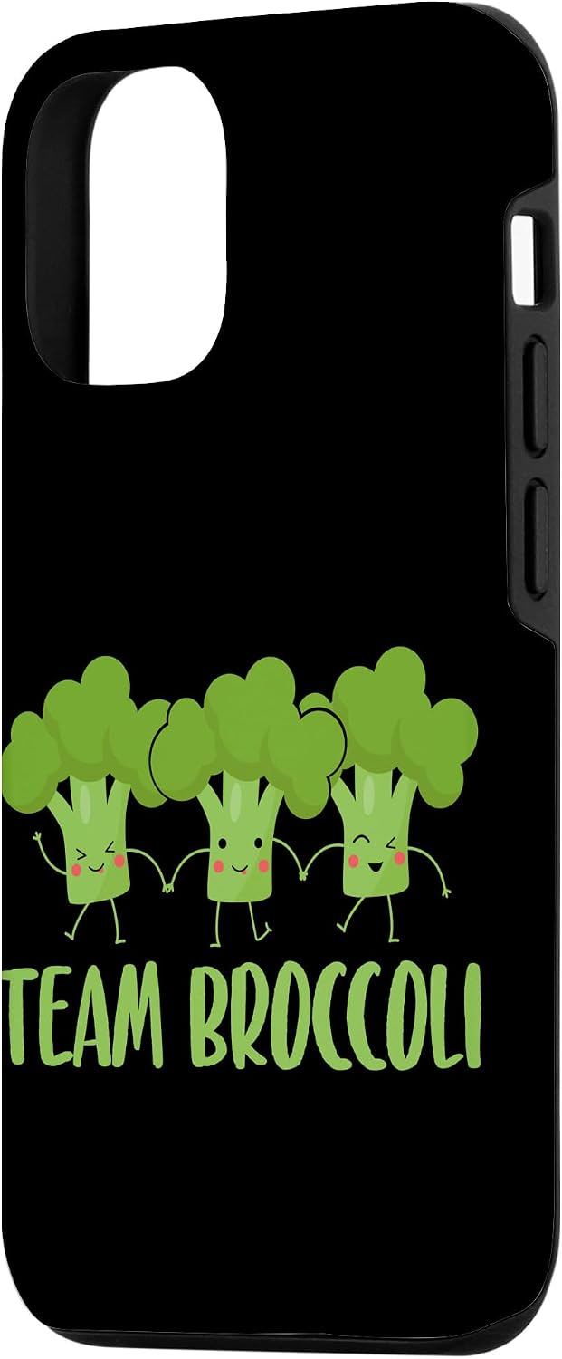 Broccoli, Team Broccoli 12/12 Broccoli Healthy Vegan Team Vegetables Health Case for iPhone Pro