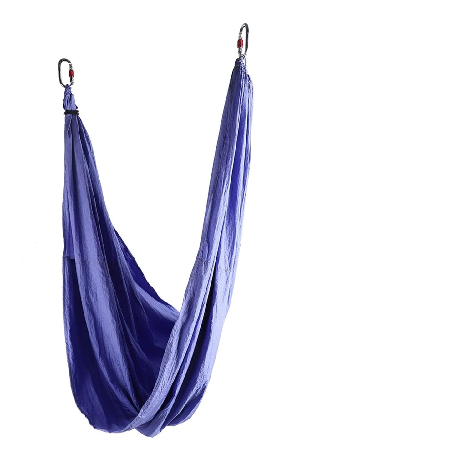 Jelquix Aerial Yoga Hammock, Premium Nylon Fabric Breathable Wear Proof Yoga Sling with Thick Foam Handle, Supports Difficult Poses for Inversion Swing Fitness and Relaxation (Purple)