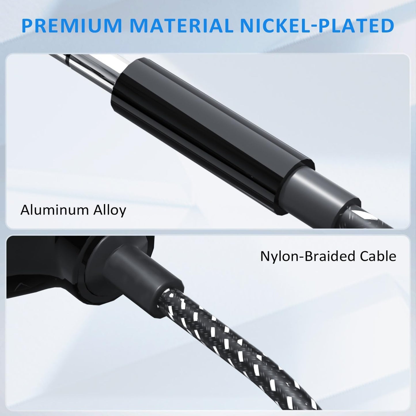 LP 3.5mm 3 iPhone(6), MP3 Headphone Splitter, Nylon-Braided Audio Stereo Splitter, Male to Female Ports for MacBook