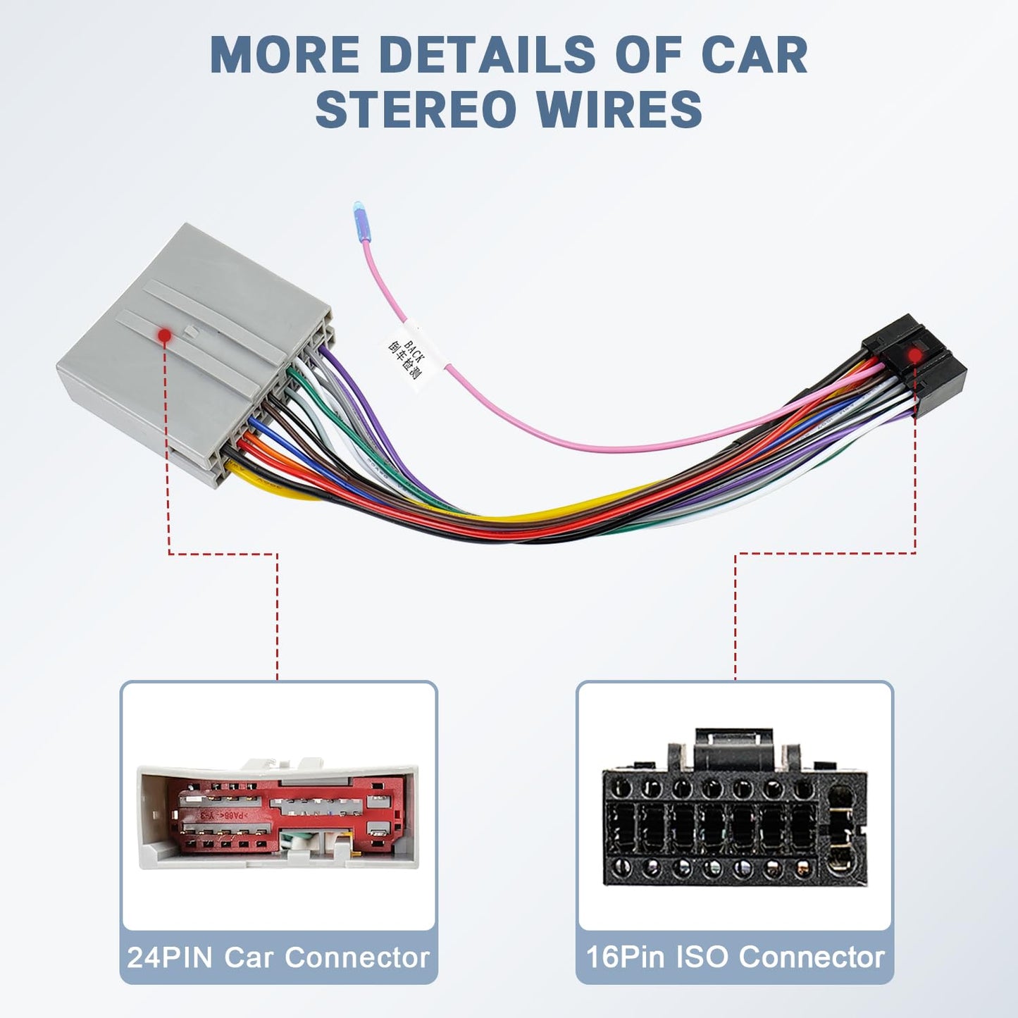 F-150 F-250 F-350 Aftermarket Radio Wiring Harness Connector Adapter Replacement for Ford Escape Expedition Lincoln