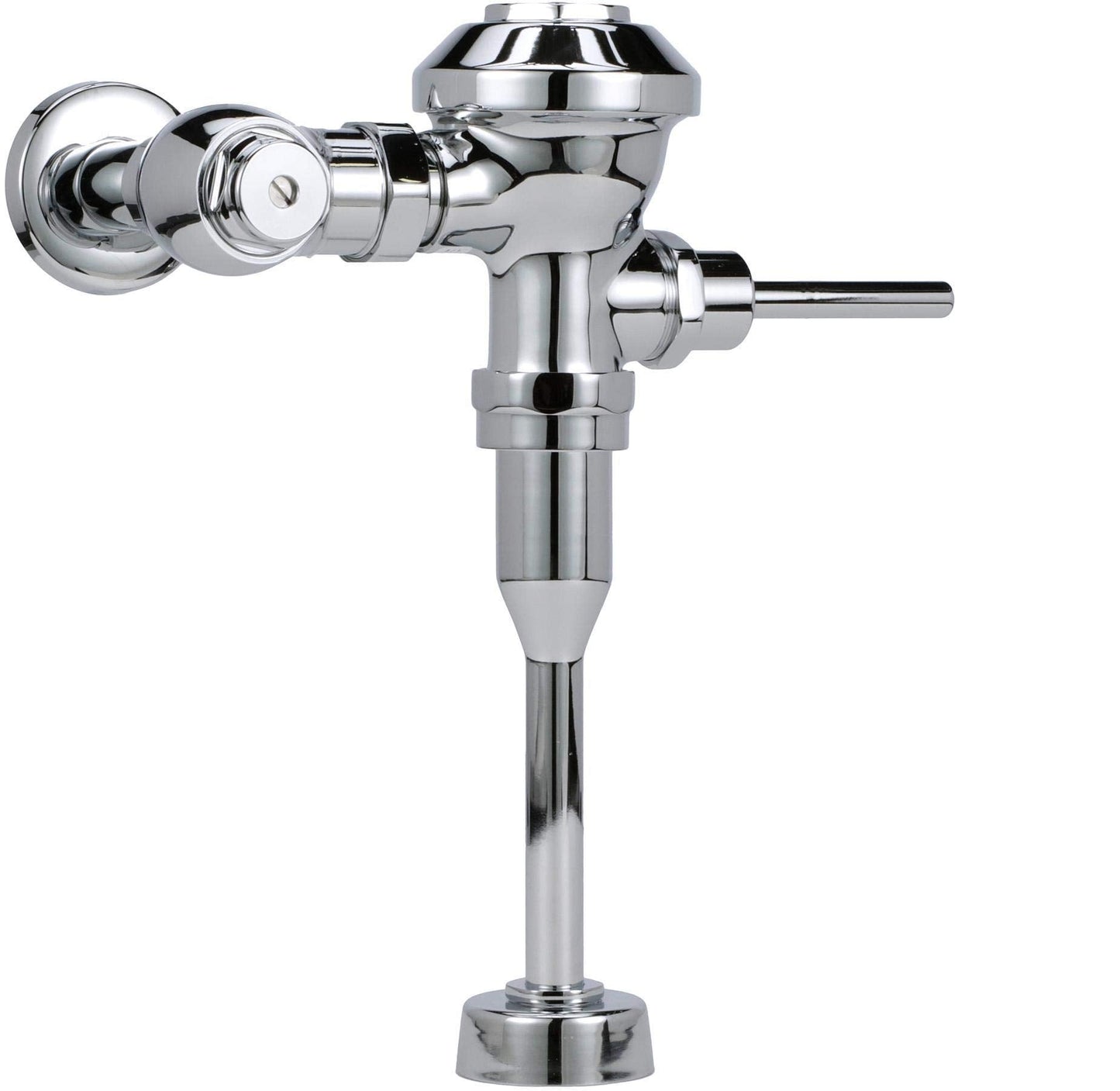 Zurn ZERK-CPM AquaSense E-Z Flush Retrofit Kit with Metal Cover, Chrome & Z6003-YB-YC Aquaflush Exposed Manual Diaphragm Flush Valve with 3.5 GPF, Sweat Solder Kit, and Cast Wall Flange in Chrome