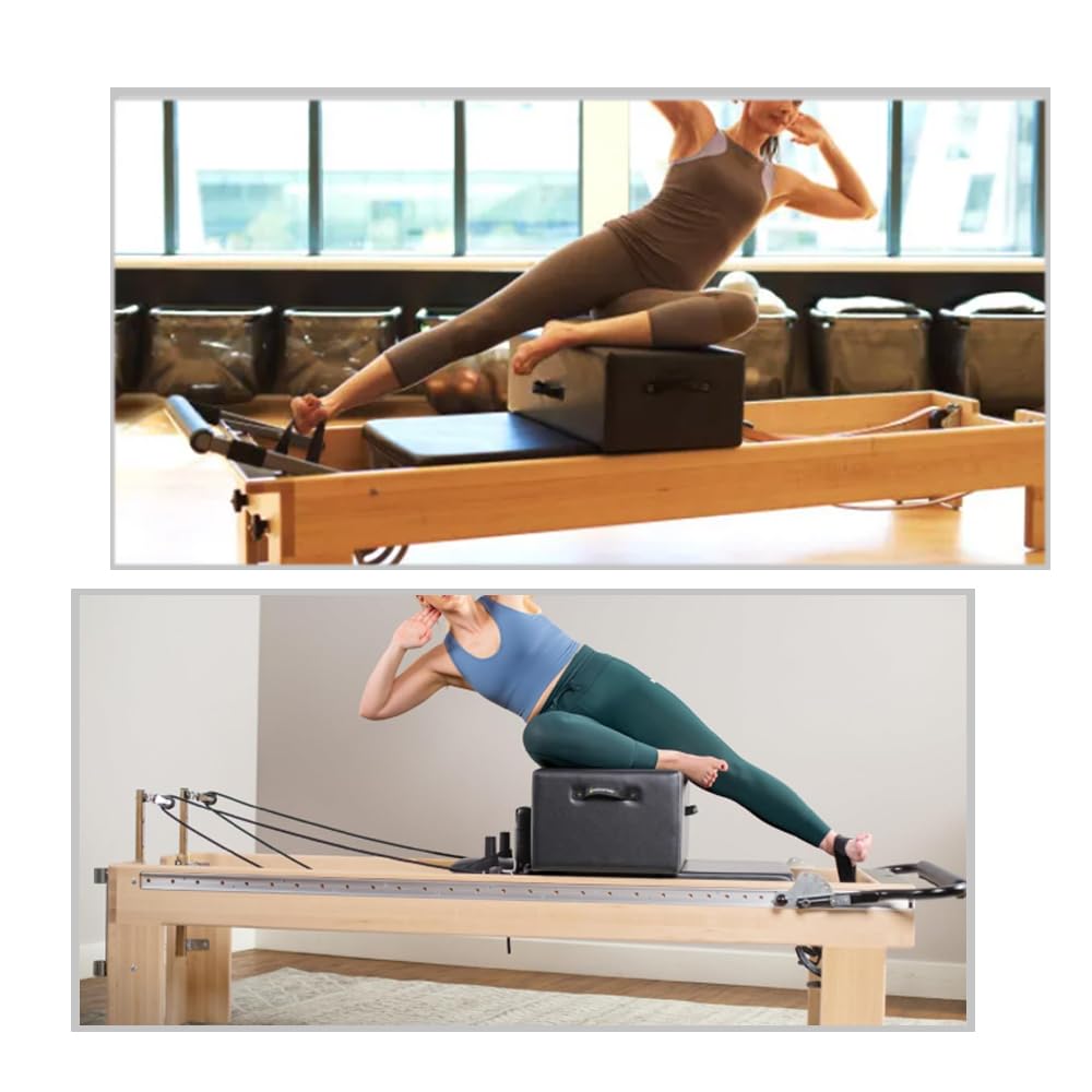 LOOEEL Pilates Equipment Hook and Tie Straps,Equipoise Body Cotton Straps,Suitable for Pilates Core Bed Accessories,Balance Training -Thickened Material 27.6 in.