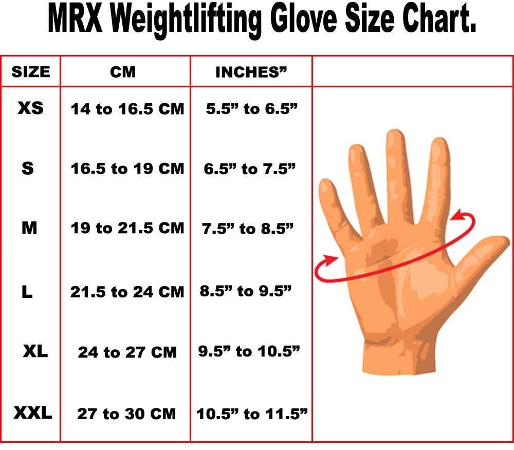 MRX Weightlifting Gloves for Men - Wrist Support Lifting Gloves | Workout Gym Accessories for Powerlifting