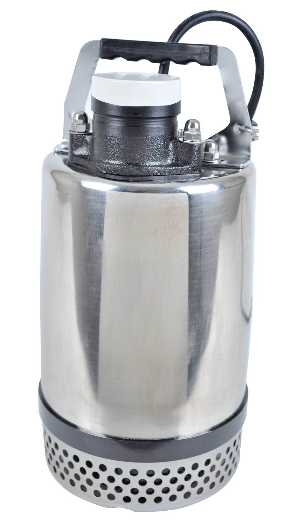 Little Giant FS-750 115-Volt, 4800 GPH, 1 HP Heavy-Duty Manual Stainless Steel Submersible Utility Pump with 20-Ft. Cord, Steel, 620241