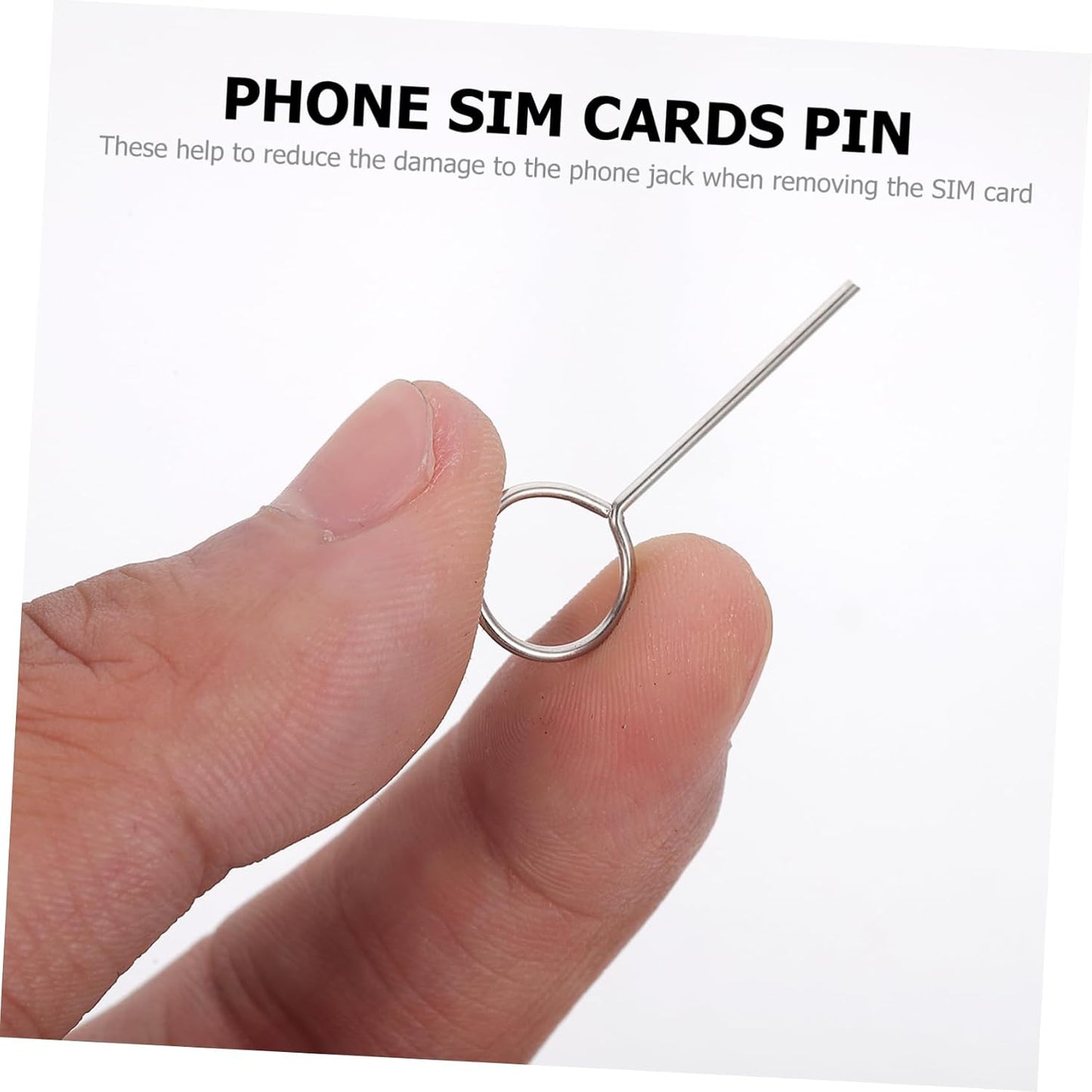 400pcs WOONEKY Sim Card Ejector Tools Sim Tray Remover for Removal Easy to Carry