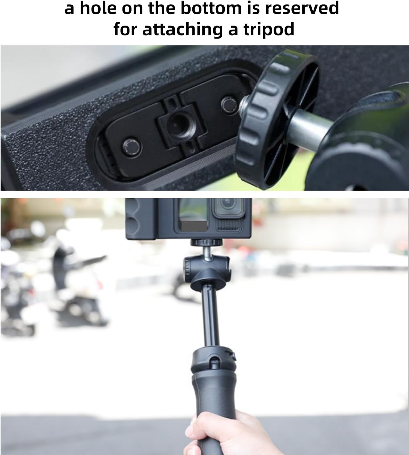 Generic 13/12/11/10/9 Camera Grip Holder for Gopro Hero Black, Camera Grip Cage Extension Bracket with Shutter Button