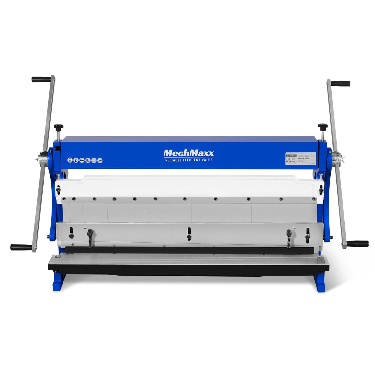 40-inch 3-in-1 Pan and Box Brake – Slip Roll, Shear, Bending Machine for Sheet Metal, 20 Gauge Mild Steel, Adjustable Fingers, Heavy Duty, Metalworking, Fabrication, Rolling, Bending, Model MMCB4020
