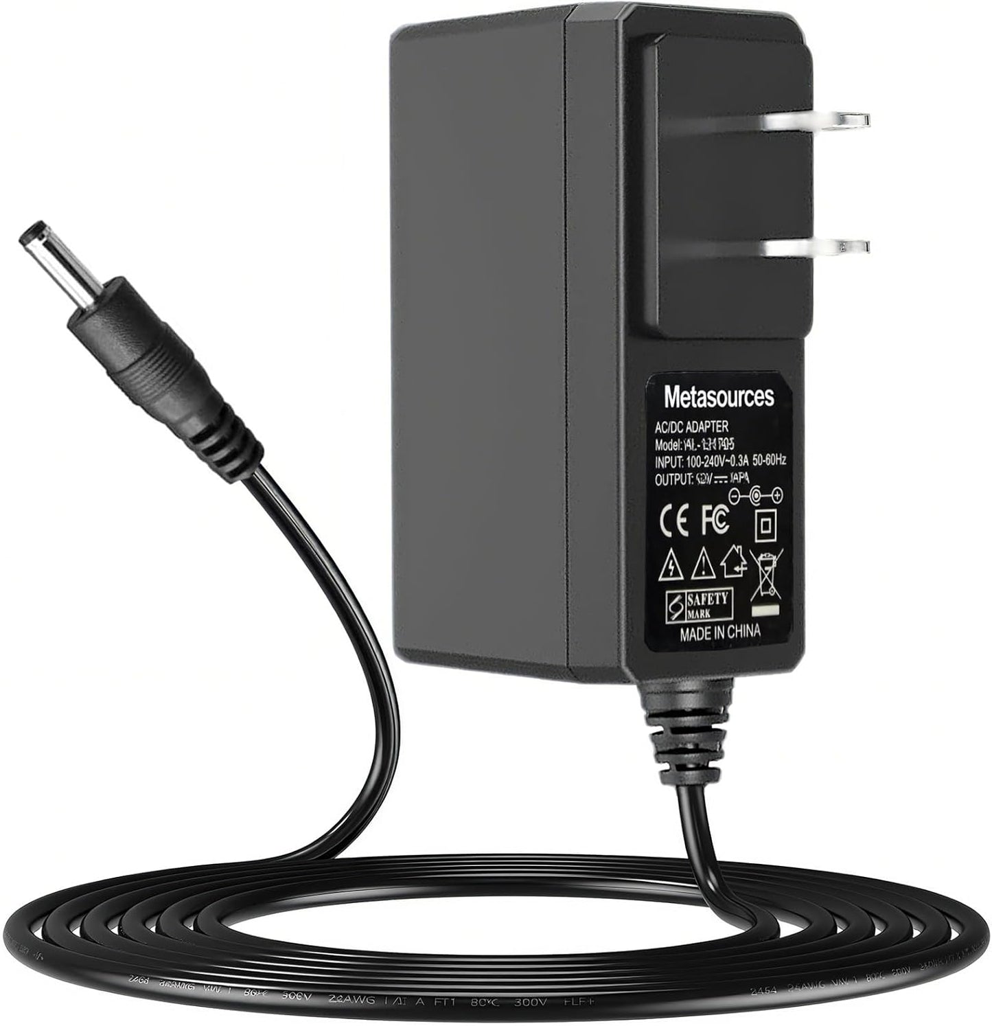Metasources 5V G2 G3 4K 1080p HB13-0502004SPA 5.2V 2A AC/DC Adapter Compatible with Micca Speck MPLAYHD Mini Full-HD