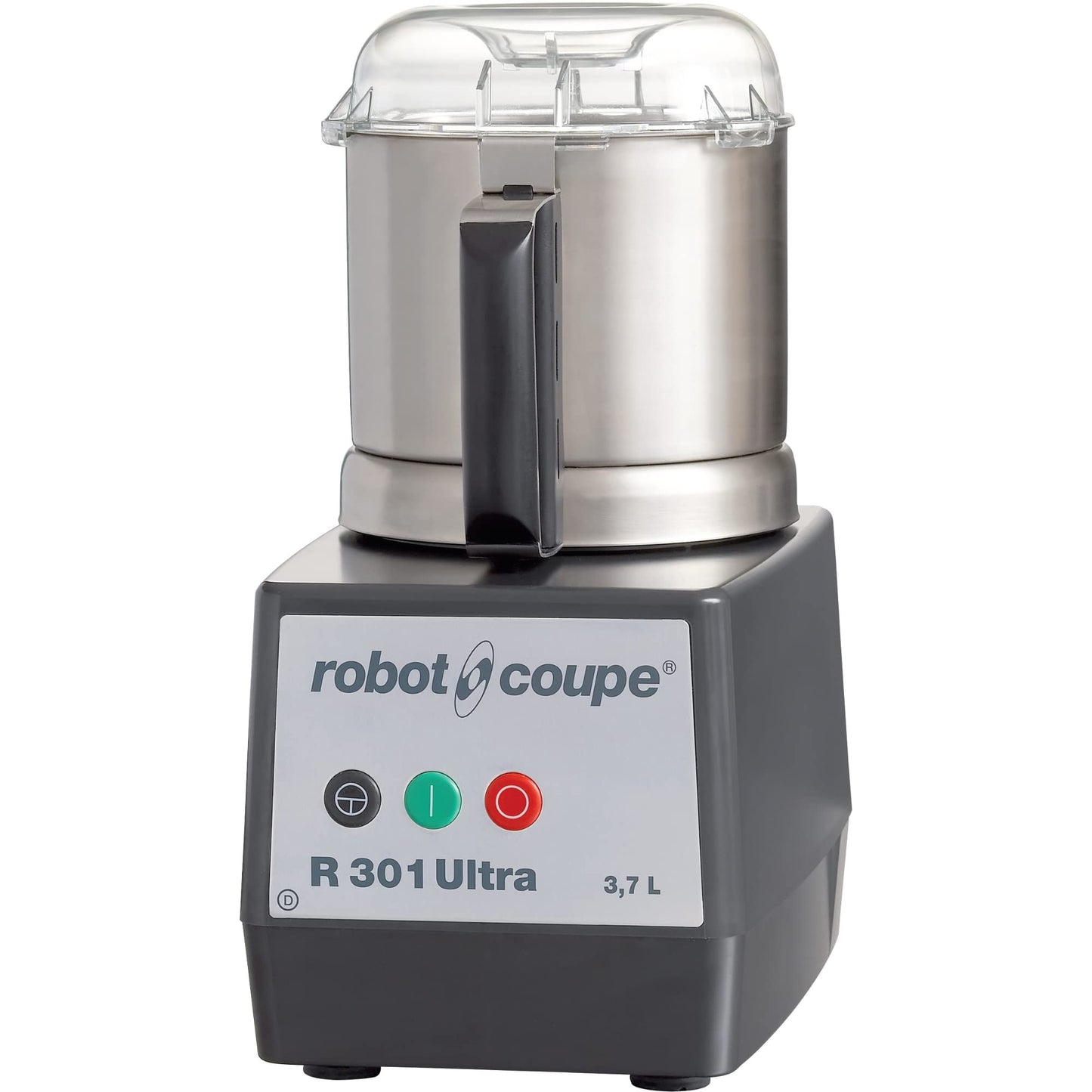 Robot Coupe R301 Ultra B Commercial 3.7-Liter Food Processor, 120v, Stainless Steel Bowl, 1.5 HP Vertical Cutter Mixer, ETL-Sanitation, Ideal for Restaurants and Kitchens