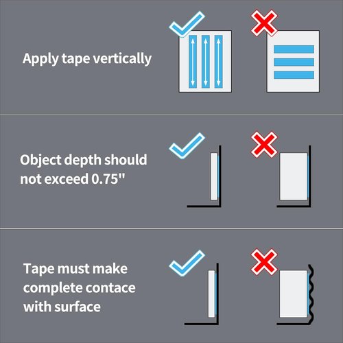 Art3d Double-Sided Mounting Tape - 10FT Multipurpose Removable Adhesive Foam, Transparent Household Solution