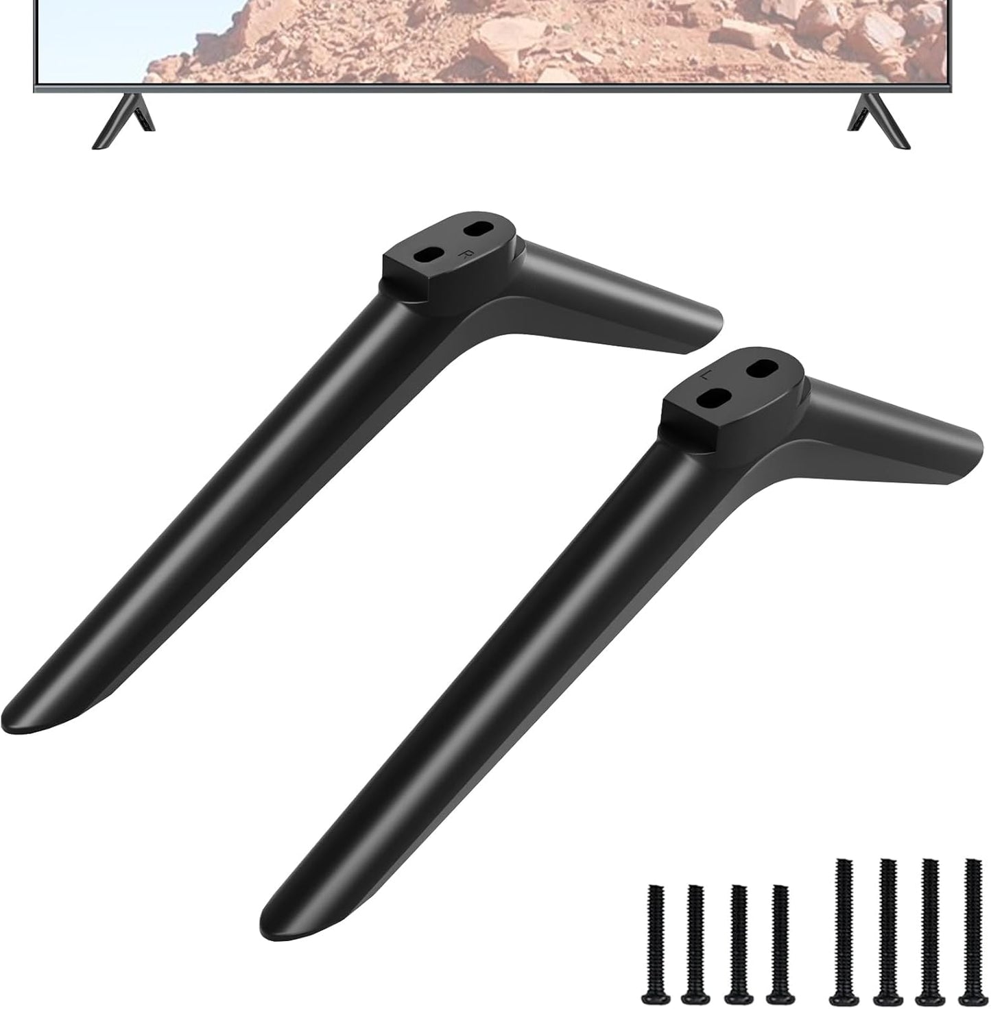 Maozhren 40" 43" 40H5590F 40H4F 40H3F9 40H4030F1 43H4F 43H4030F 43H4030F1 Set, TV Stand for Hisense TV Legs, Only