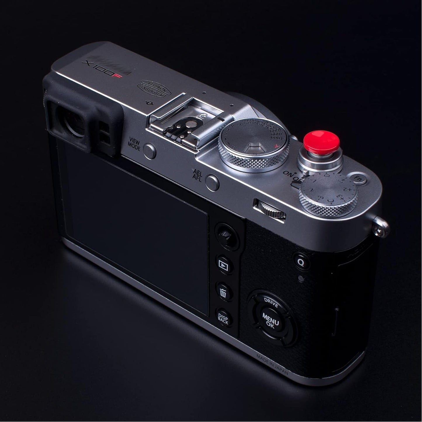 11mm Surface(3 Pack) VKO Metal Soft Shutter Release Button,Delicate Camera Shutter Button Black Red Golden Concave