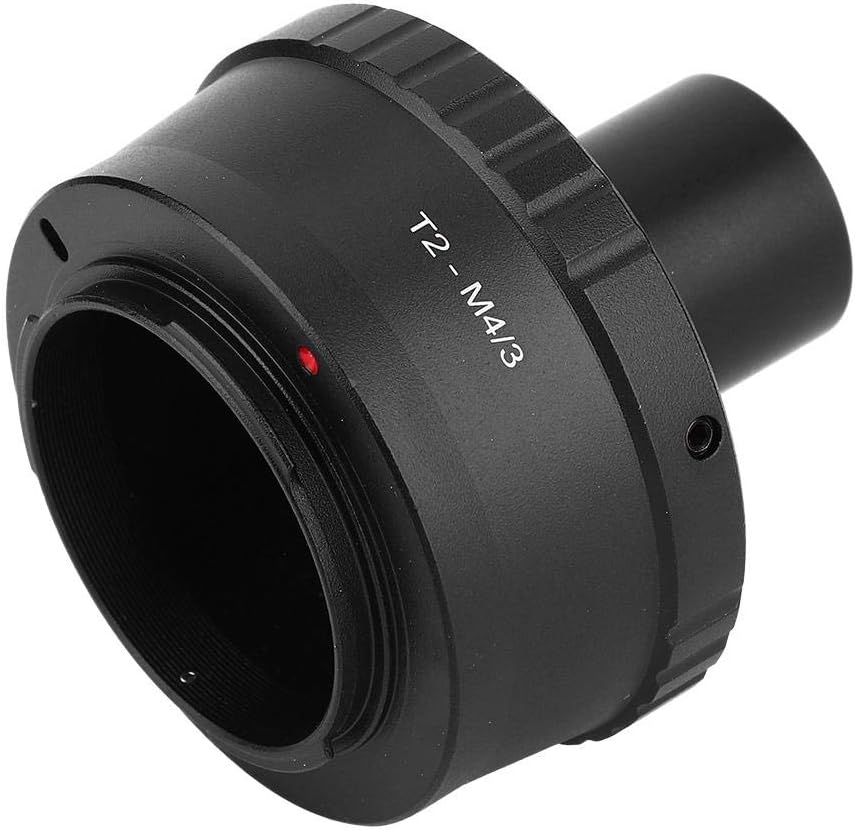 Bindpo T2-M4/3 M42 23.2mm M4/3 Microscope Adapter with Thread, Converter for T Mount Microscope Eyepiece to for Mount