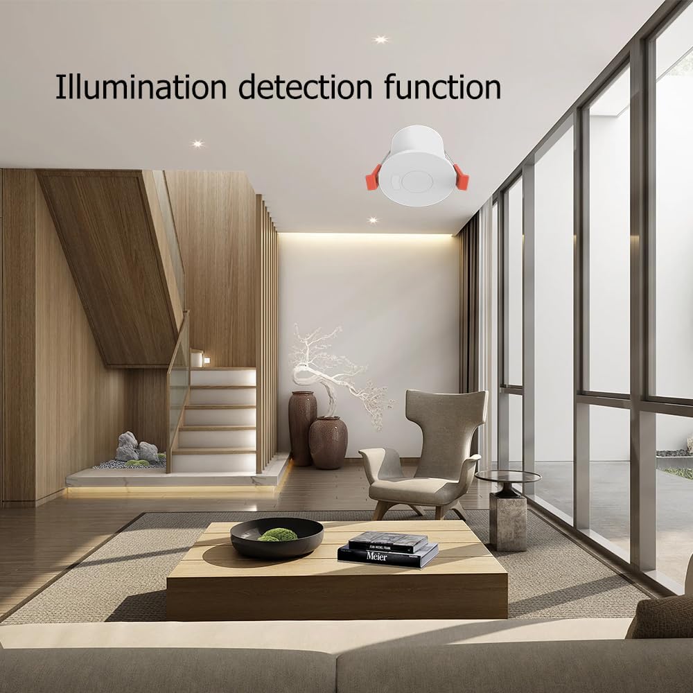 WenzhiIoT 24 MmWave 110/220V Presence Sensor, Smart Motion Sensor WiFi GHz Radar Presence Sensor Movement Body Motion