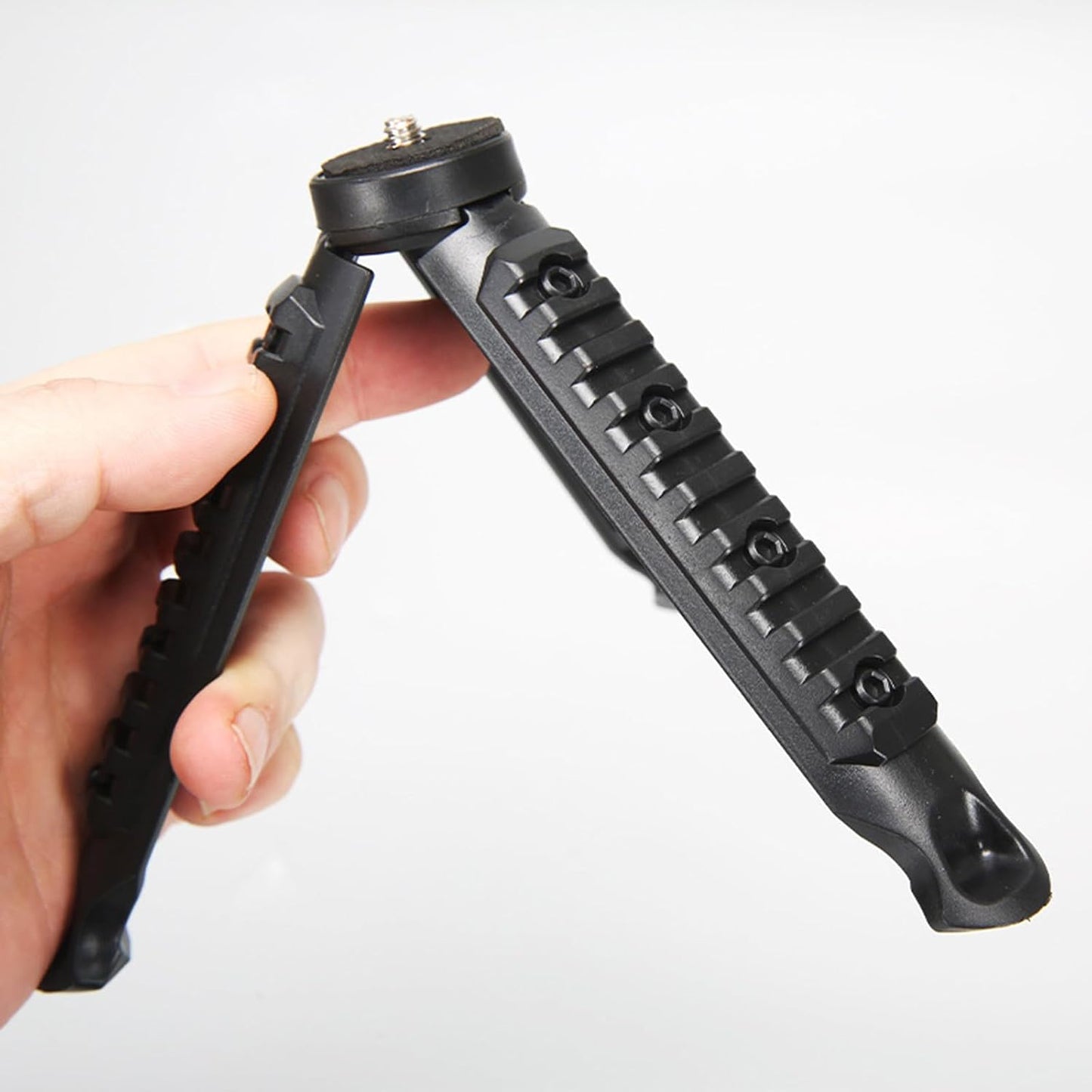 BUBEFSKD 2pcs Lightweight Camping Lamps Bracket Foldable LED Light Holder Pocket Keychain Flashlight Tripod for Outdoor
