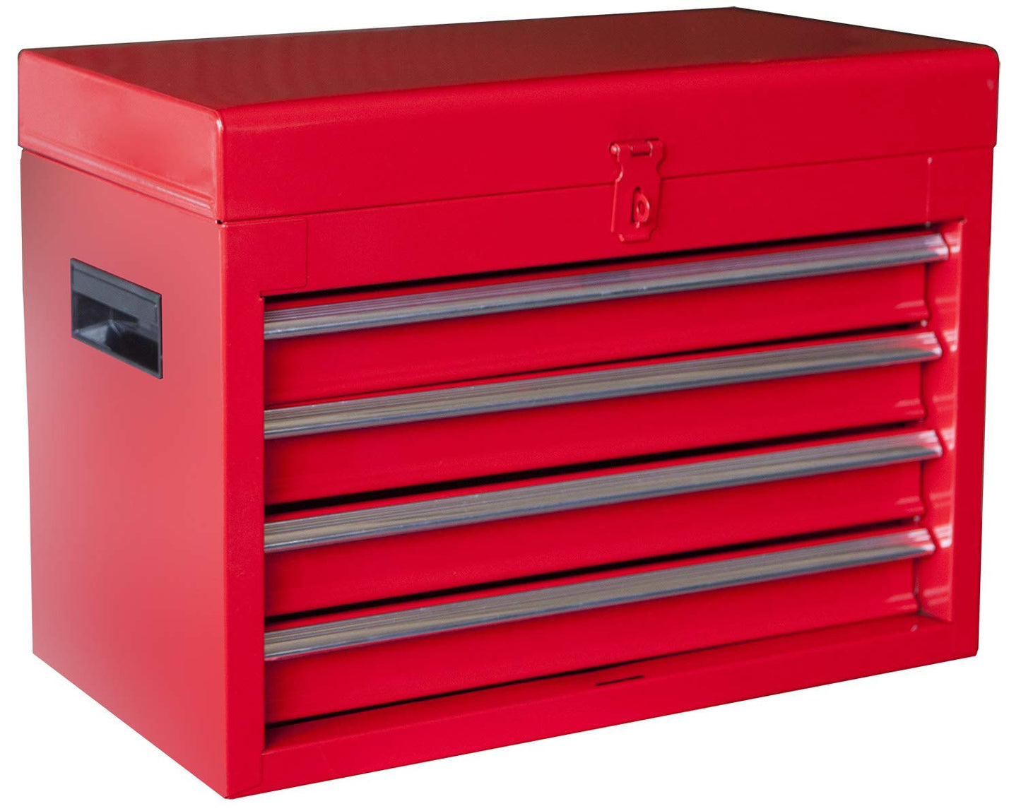 Torin ATBT1204B-RED Rolling Garage Workshop Tool Organizer: Detachable 4 Drawer Tool Chest with Large Storage Cabinet and Adjustable Shelf, Red