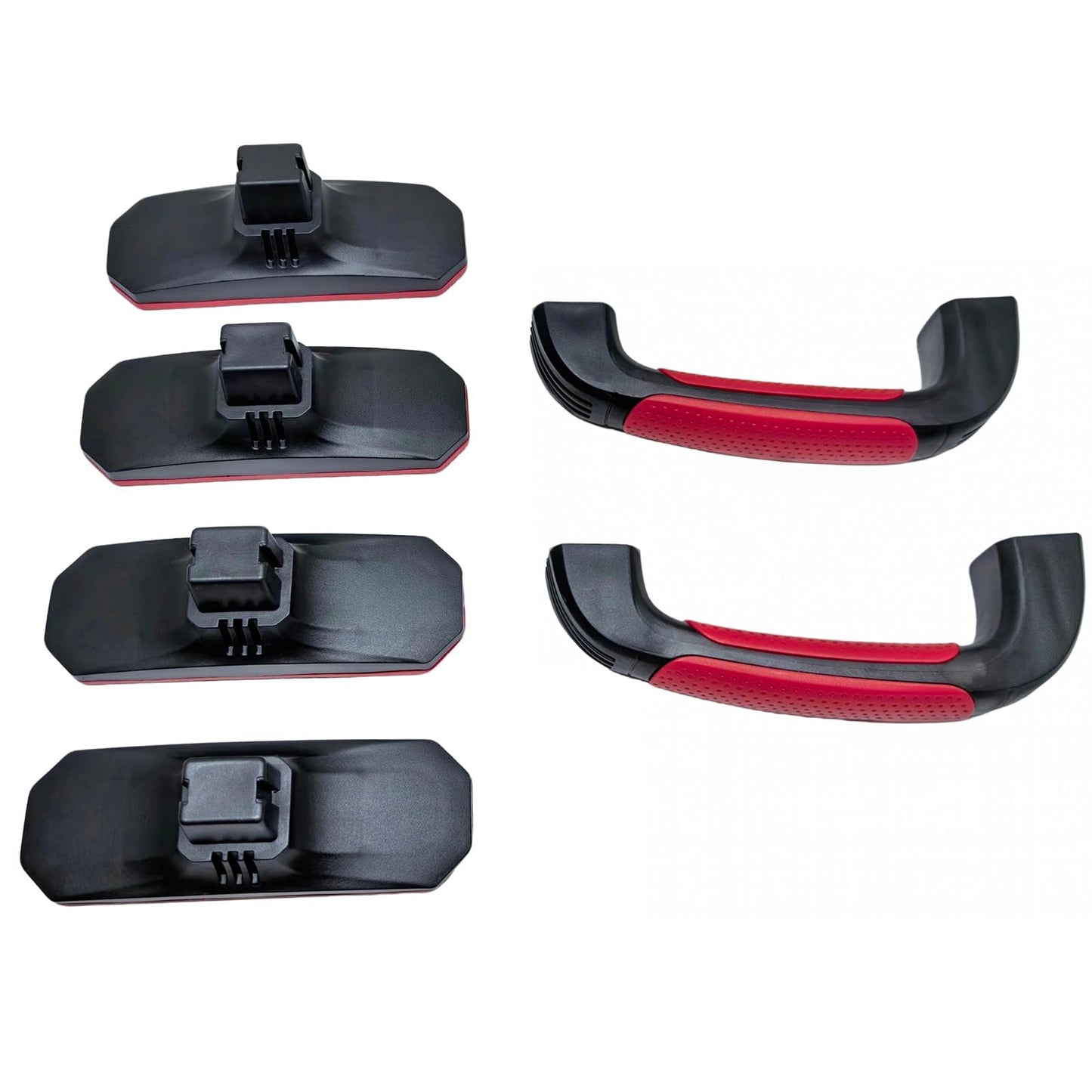 Muxiyilu Push Up Bar, Non-Slip Push-Up Handles with Enhanced Grip – Lightweight & Eco-Friendly Fitness Solution for Man & Women (Red)