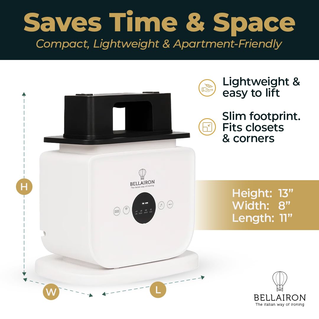 Bellairon - Original Automatic Hot Air Garment Dryer & Iron – Hands-Free Wrinkle Remover for Shirts & Pants, Designed for Reliable Everyday Use