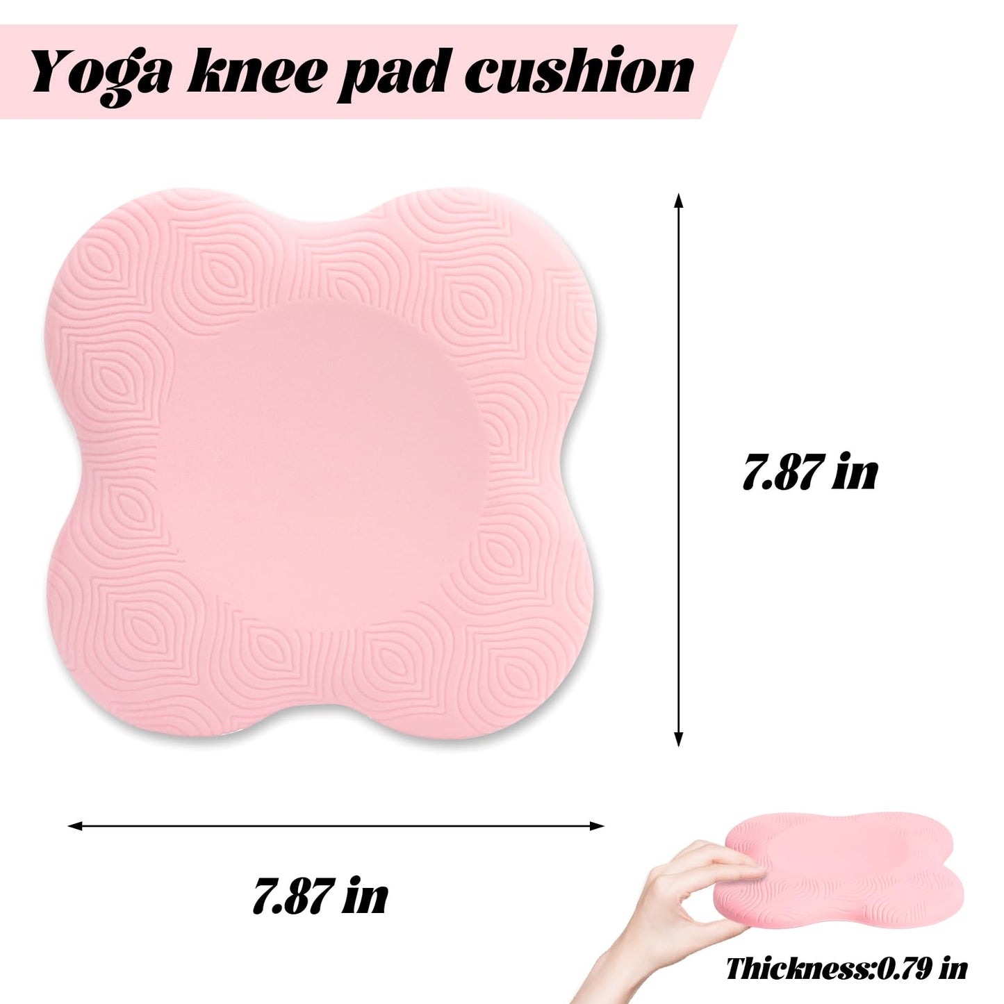 2 packs Yoga Knee Pad Cushion Extra Thick for Knees Elbows Wrist Hands Head Foam Pilates Kneeling pad Yoga Knee Cushion Thick Exercise Pads for Knees Elbows Wrist Hands Head Foam Pilates Kneeling