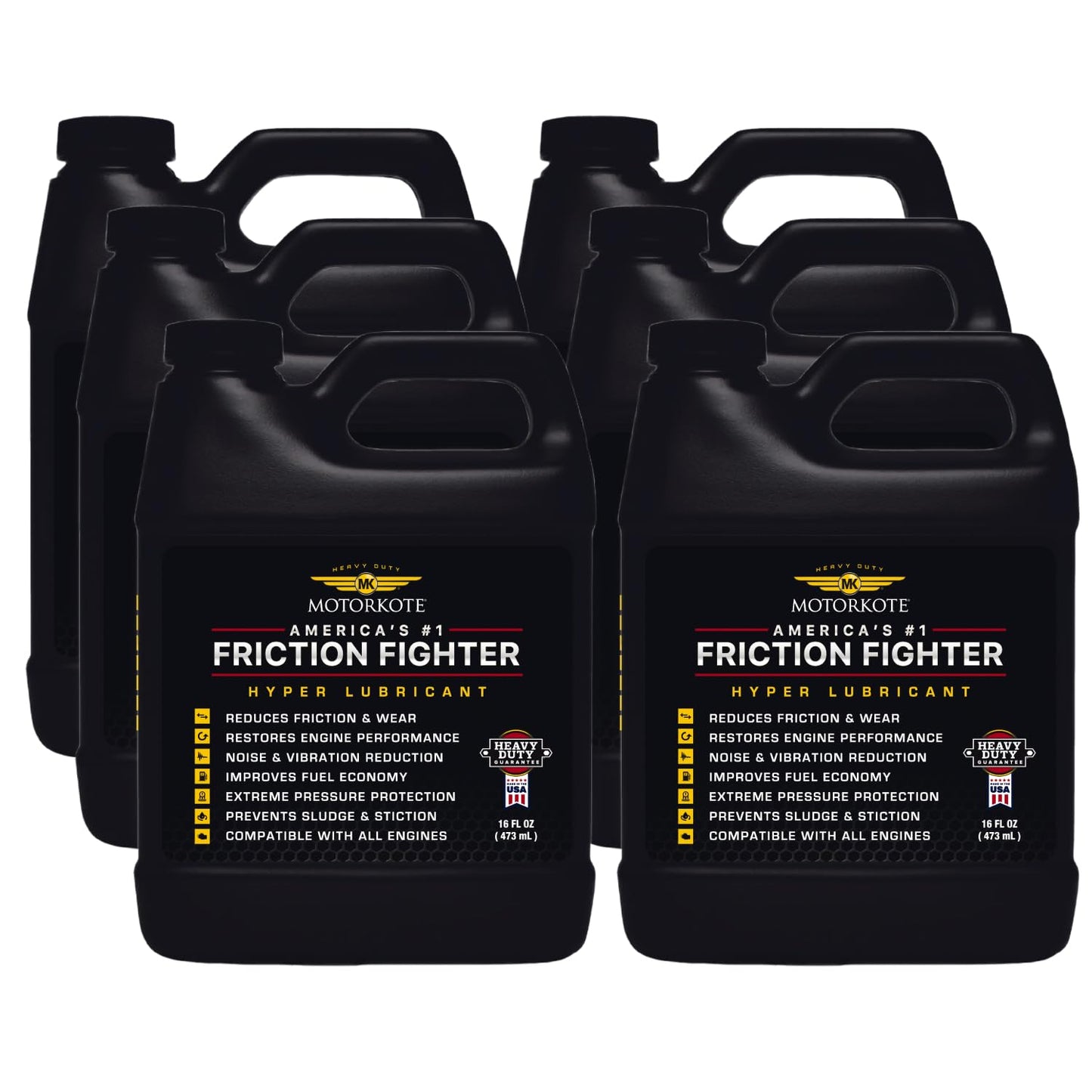 Motorkote MK-HL16-06-6PK Heavy Duty Hyper Lubricant, 16-Ounce, 6-Pack