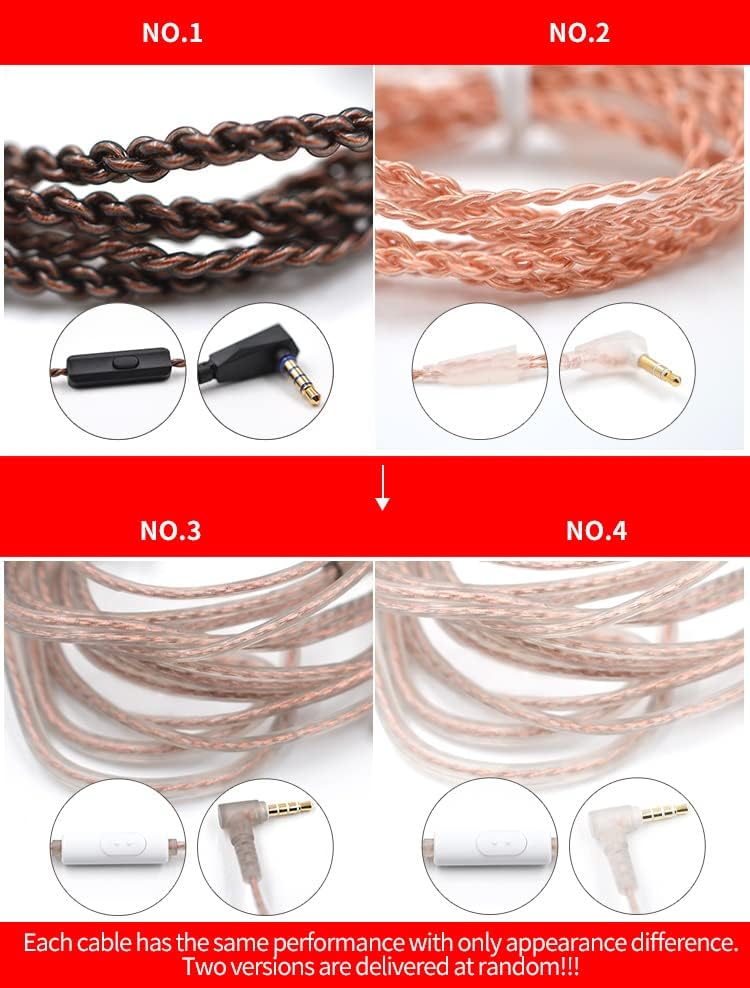 erjigo KZ ZSN Pro Dynamic Hybrid Dual Driver in Ear Earphones Detachable Tangle-Free Cable Musicians in-Ear Earbuds