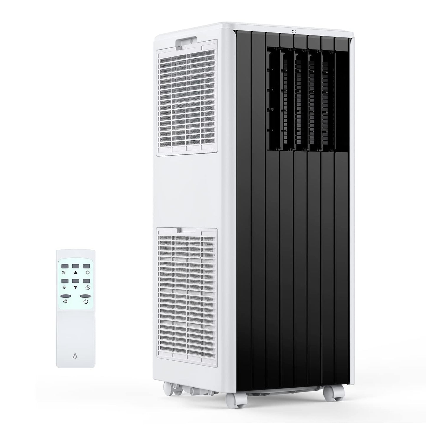 8000 BTU Portable Air Conditioner, Portable AC Unit with Fan & Dehumidifier, Air Conditioner Portable for Rooms Up to 350 Sq Ft, Remote Control, 24H Timer for Bedroom, Office, Apartment, Grey