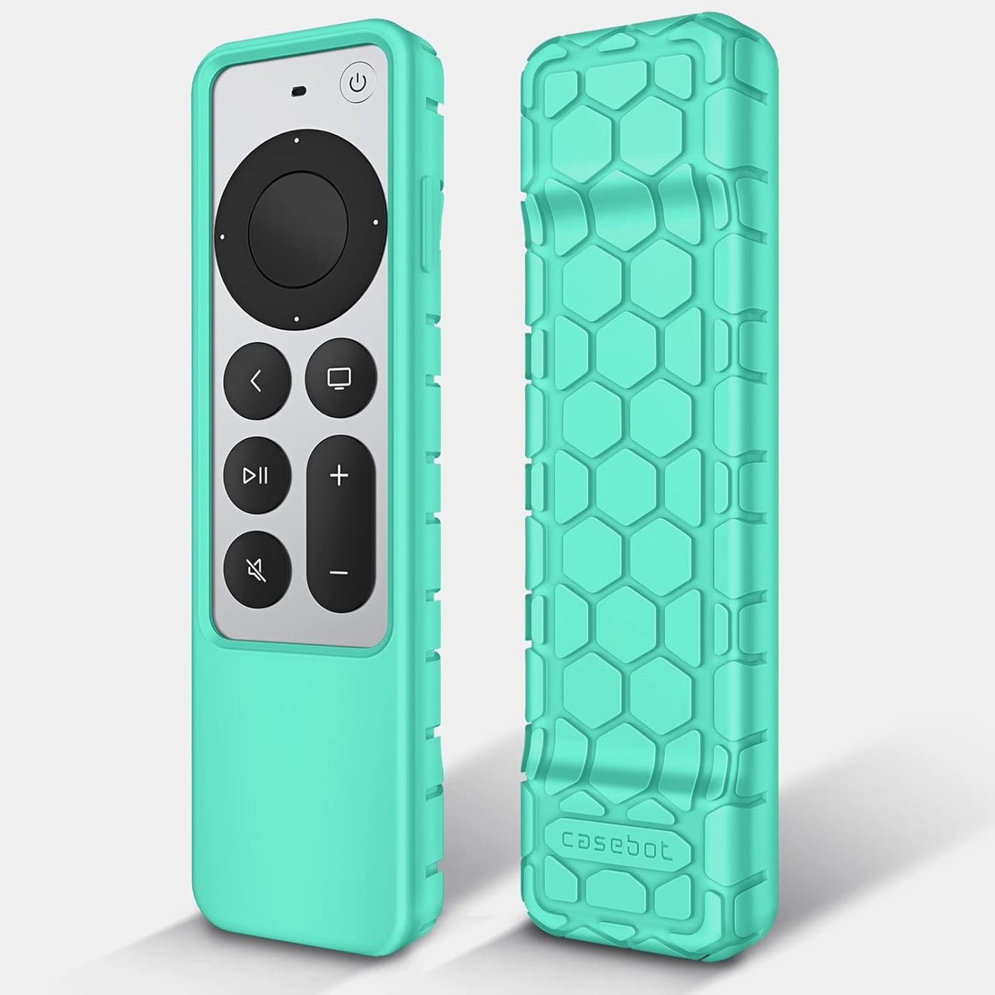 FINTIE 2021 2022 4K (2nd 3rd Protective Case for Apple TV Siri Remote - Honey Comb Lightweight Anti Slip Shockproof